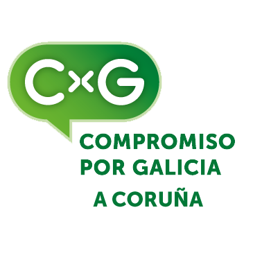 Twitter do grupo local de Compromiso por Galicia na Coruña.