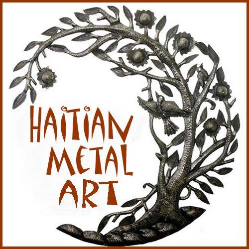 We design and create giftware, at our own workshop in Haiti. *Steel drum metal wall art *Painted metal tropical wall decor and*Haitian paintings.