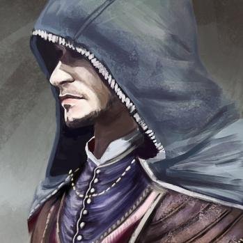 He is dressed as his enemies, fight as his enemies, hunts his targets as their enemies. He believes in an world of order...he is Il Lupo. His love @TemplarsRose