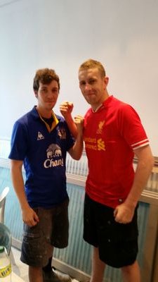 Everton and CC Mariners fan
