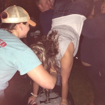 Raised up right in the hills of Kentucky, although she ain't gonna smile 'til she lights up her lucky. #BigBoobsCommittee