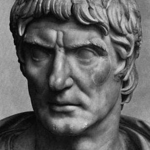 Roman dictator and reformer. Last defender of the Republic.