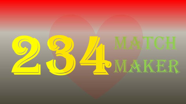 234Matchmaker's profile picture. Matchmaker, Love, romance, dating and relationship. Are u single? find love on twitter and beyond.