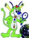 I was born 17 light years ago on the Planet Mars! He stands 32 paws high and weighs the same amount as 74 moon rocks!