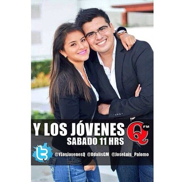 ylosjovenesq's profile picture. Programa de Radio transmitido por Q FM 104.3 y http://t.co/2OSadrOhN6 los Sábados a las 11HS Conducido por @OdalisGM y @joseluis_palomo