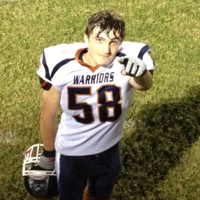play football for the HCS warriors (#58) sophmore