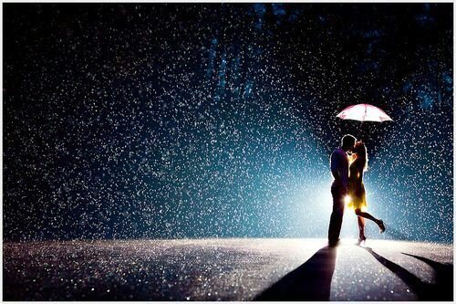 Lo importante no es llorar por que esta lloviendo, lo importante es aprender a bailar bajo la lluvia.