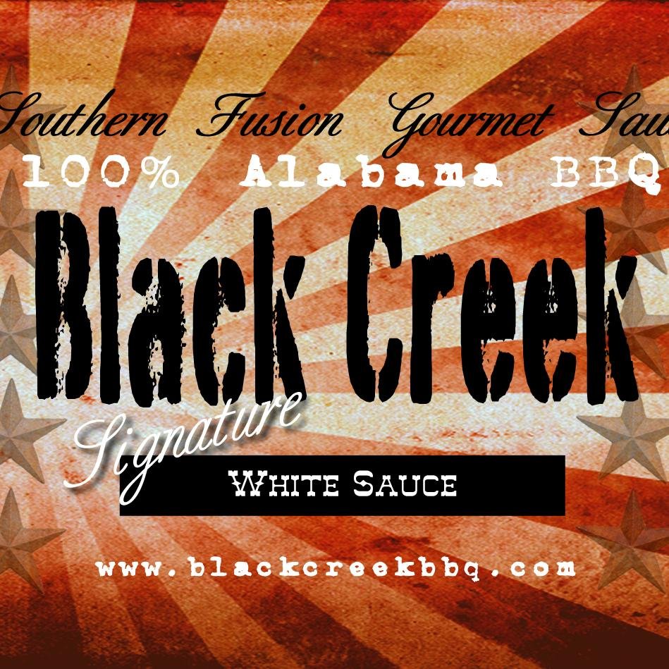 Makers of 100% Alabama BBQ Sauce - Southern Fusion Gourmet Style White BBQ Sauce. Great on Fish, Chicken, Pork or just plain dippin'