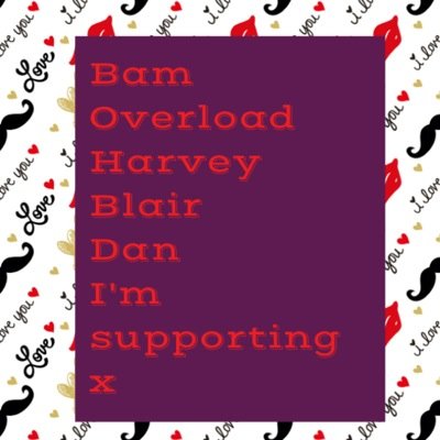We love @BarsAndMelody @Harvey @Overloadmusic & @Thebrooks191 xx if you want to be in this account just ask xx