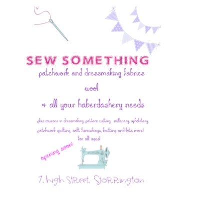 Sew Something has a wide range of patchwork and dressmaking fabrics, wool and everything you need for your haberdashery projects. We also offer sewing courses