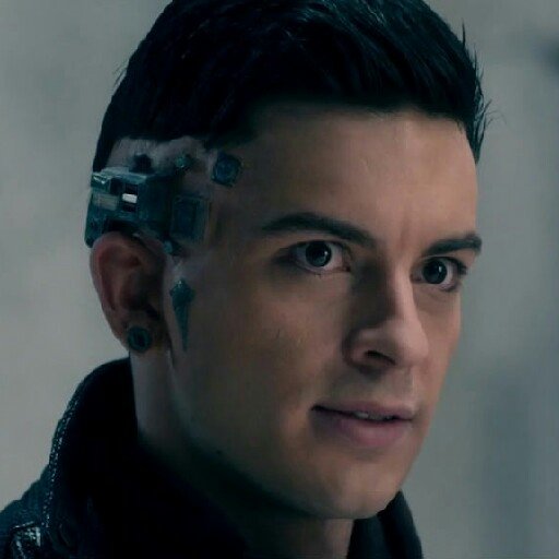 A hacker with a brain full of computer chips aka an augmented human who can hack into computer systems via a port on the side of his head. -RP