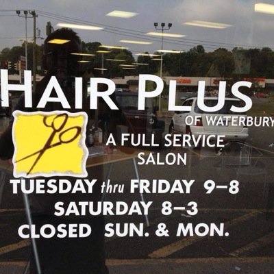 Hair Plus is a full service salon, located at 625 Wolcott St Waterbury, CT. We are a Unisex Family Salon. We Offer Hair, Nails, Makeup, Waxing, Tanning & More!