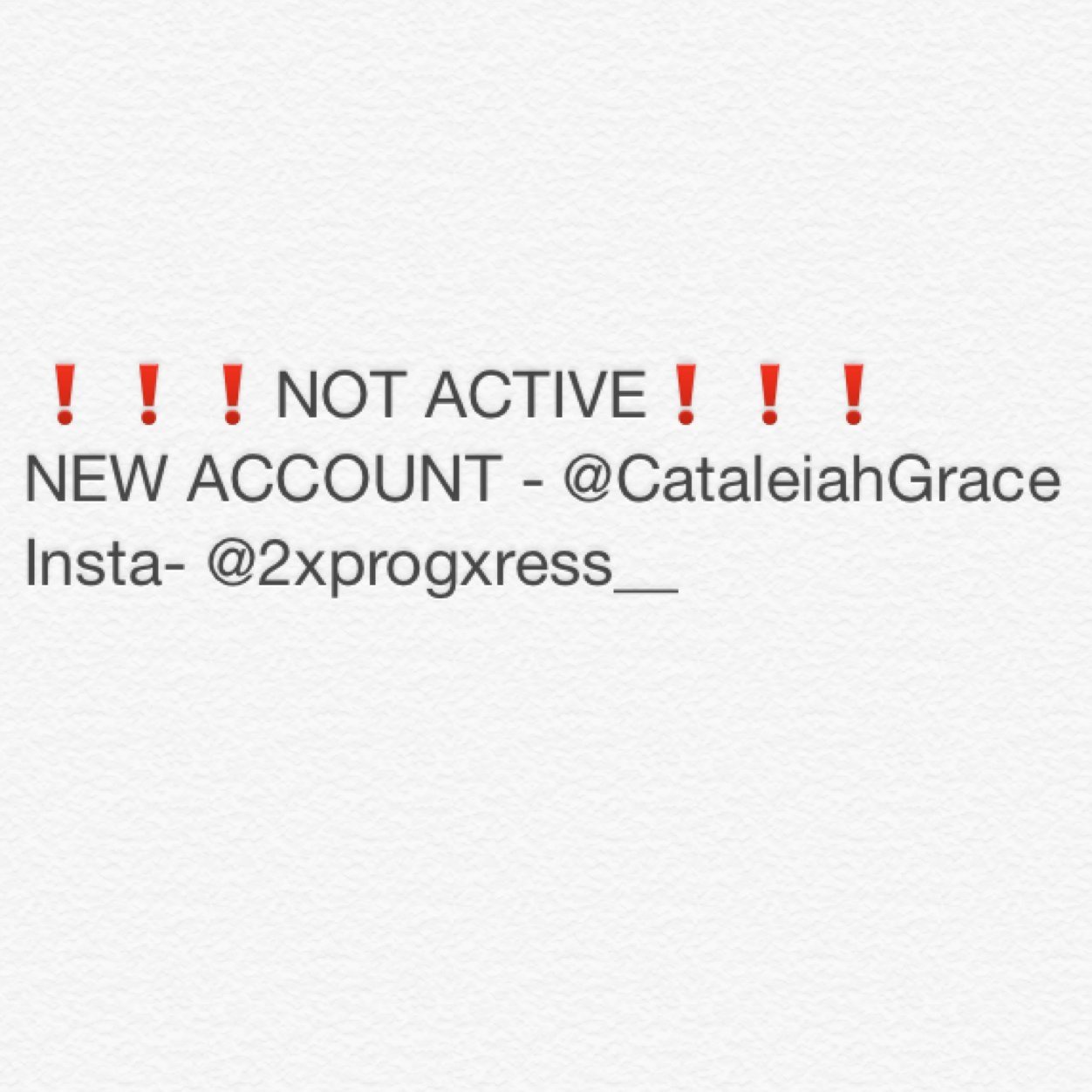 Living life thru singing | Instagram - 2XPROGXRESS__ 
NEW ACCOUNT - CataleiahGrace