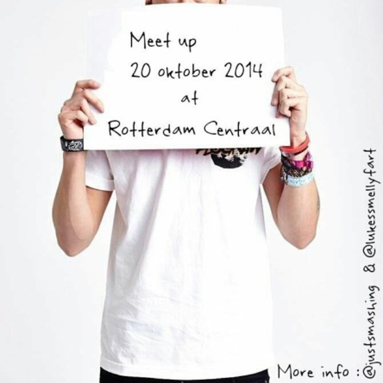 DUTCHIES! 5SOSFAM MEETUP OP 20 OKTOBER IN ROTTERDAM. DM @lukessmellyfart VOOR MEER INFO