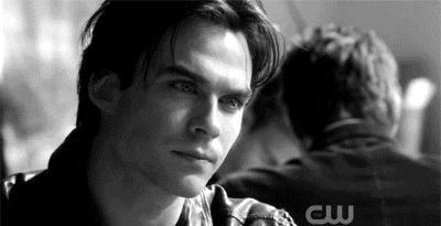 Elena: Please. Please,come back to me
 Damon: Goodbye.
 I just want to believe that this goodbye is not forever