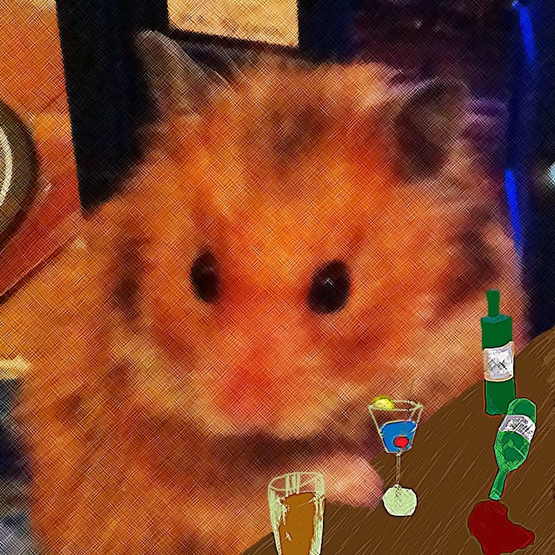 I am a hamster. And I am drunk. Tubes are the best thing EVER!! Give me a pint now. Please? Time Hamster extraordinaire!  http://zaphodjrham.tum