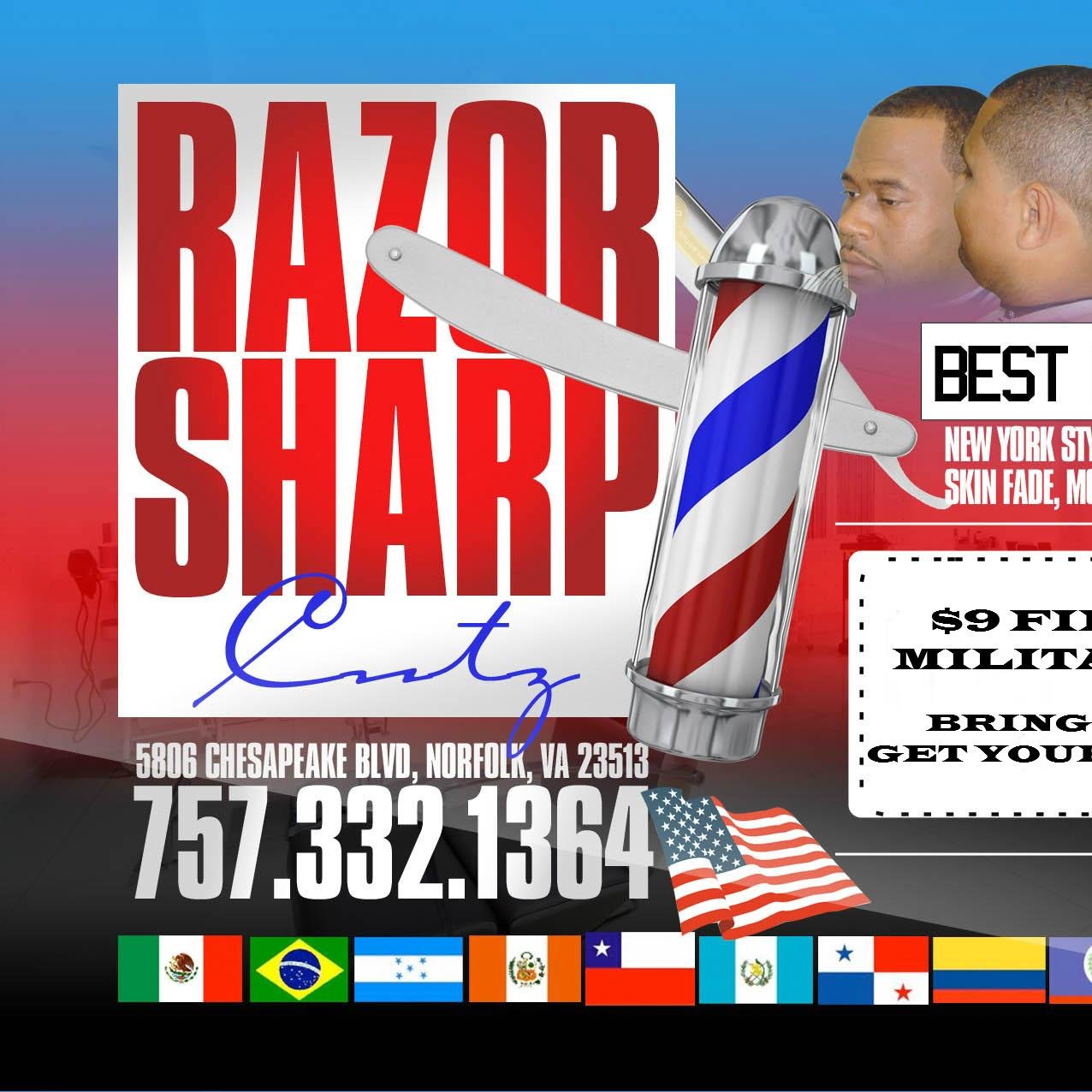 best barbershop in the 757 come and get a razorsharp haircut