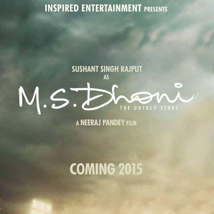 'MS Dhoni-The Untold Story' a biopic on the Captain @msdhoni.Bollywood Movie Starring Sushant Singh Rajput by Neeraj Pandey.#DhoniBiopic