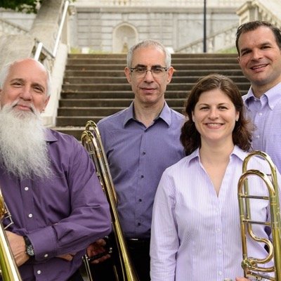 We are the trombone section of the Saint Louis Symphony, and we perform often as a chamber ensemble.