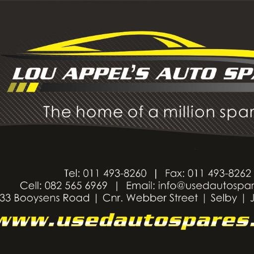 Suppliers of Secondhand car parts on all Vehicle 
makes and models