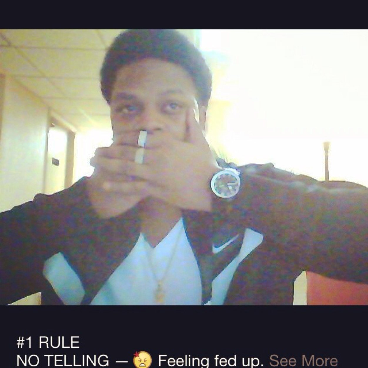 All dat fucK*n starring, what u killing n*ggas with yo looks?.......FOH ... #forreal