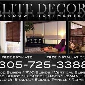 EliteDecorMiami's profile picture. Your One Stop For Quality Blinds & Shutters