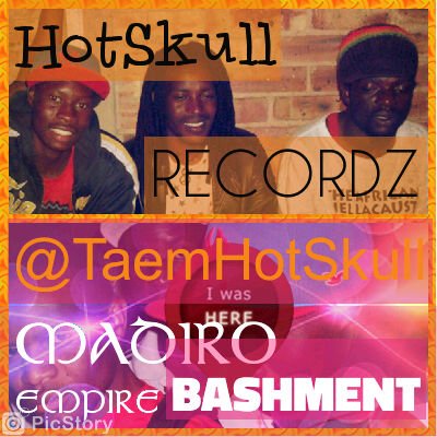 Recording artiste synd bi hotskullrecordz co we ruthless...de talent r run inuh mi blood
