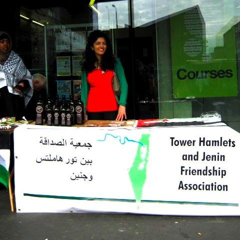 Newham & Tower Hamlets PSC and Jenin Friendship Association: working to promote links between people in EL and people under occupation in Palestine