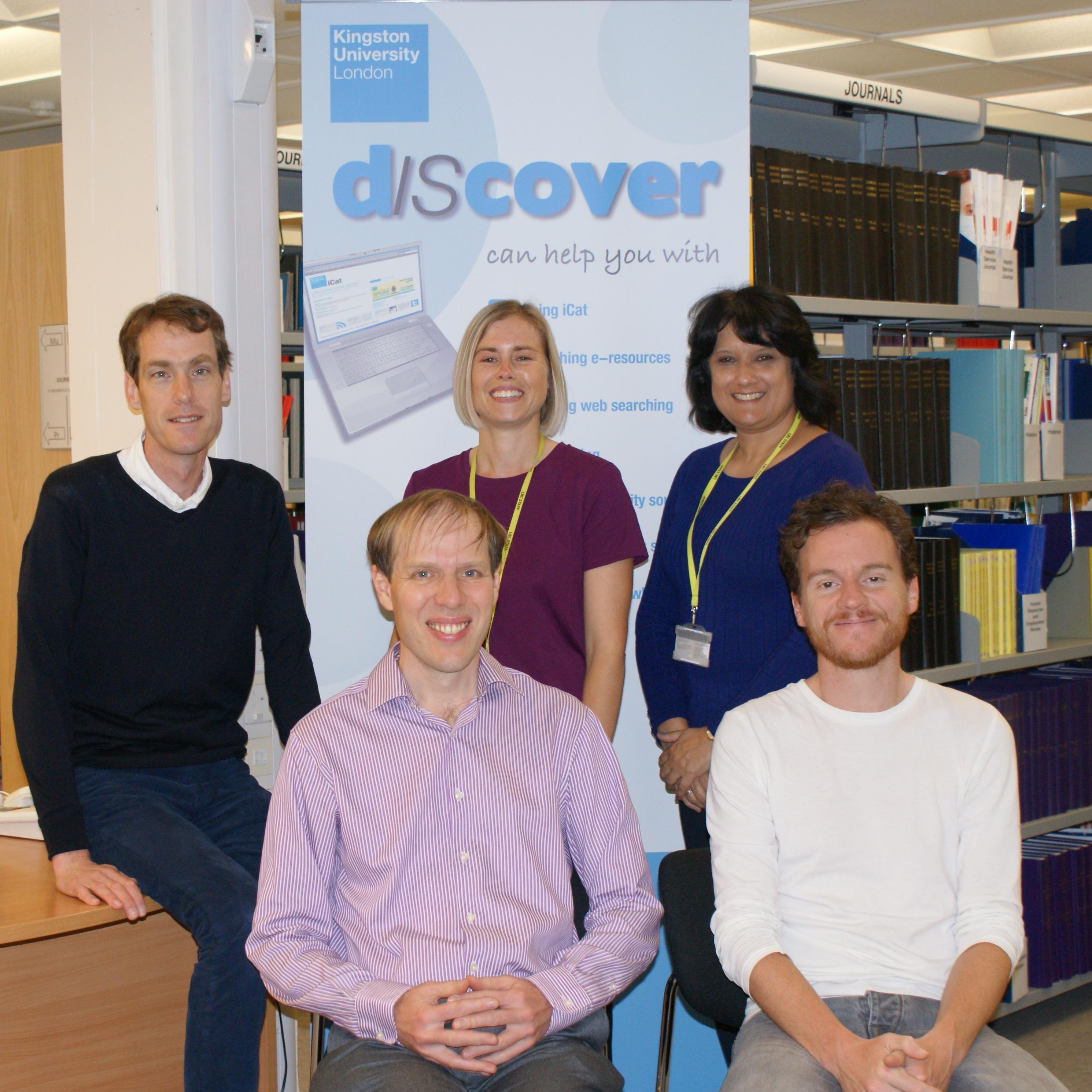 Kingston University's business and law team in Library and Learning Services