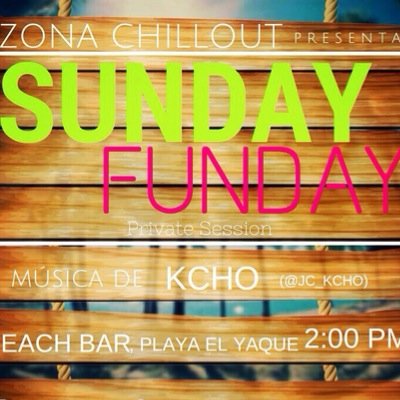 SundayFunday vzla un concepto super exclusivo para celebrar de la mejor manera los domingos incurriendo en el genero deep house con el mejor ambiente.
