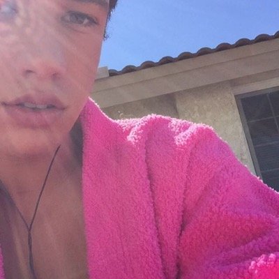 that pink robe