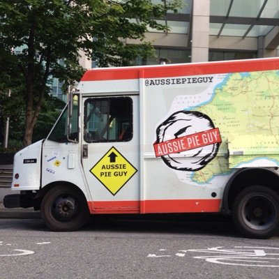 Aussie Pie Guy is Vancouver's Australian food truck serving up hot and delicious Aussie handheld pies and with Aussie favorites such as Anzac cookies and Bundy.