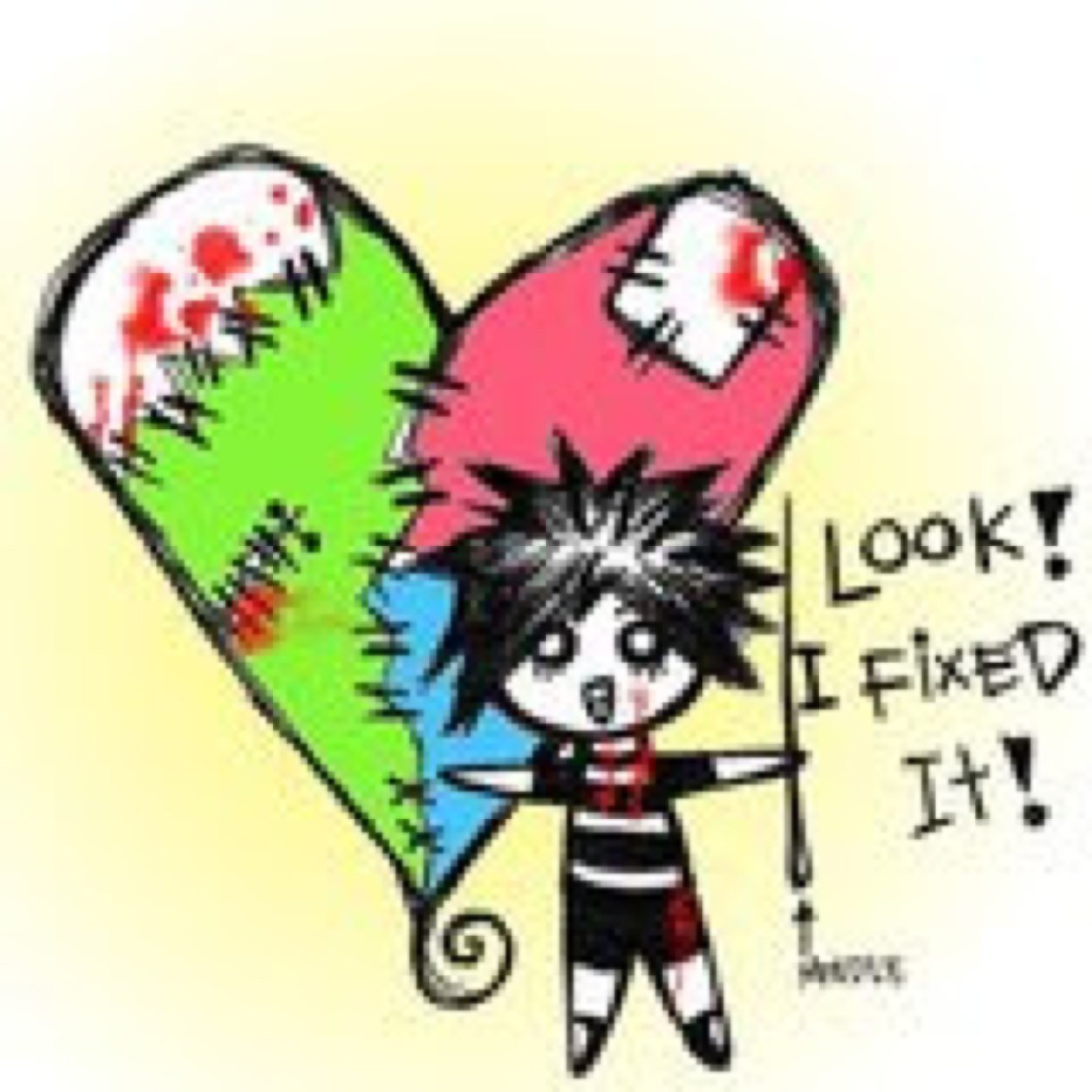 Proof that emos can be happy too.

Follow personal account @emilie_true so I don't go all ninja on you.