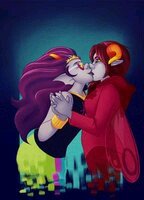 Hey everyone. I'm Hannah. I'm basically Feferi. I have a wonderful girlfriend I consider Aradia. I love you all.