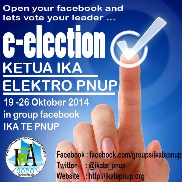 Official Twitter Alumni Teknik Elektro Politeknik Negeri Ujung Pandang | info kegiatan ditandai dengan hashtag #infoika