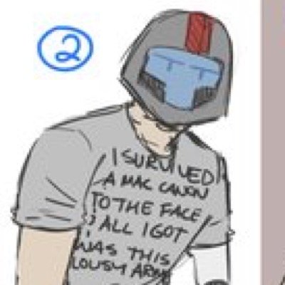 RvB_DemoMan's profile picture. I survived a mac cannon to the face and all I got was this lousy arm.