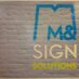 M&M Sign Solutions (@enquiries_m) Twitter profile photo