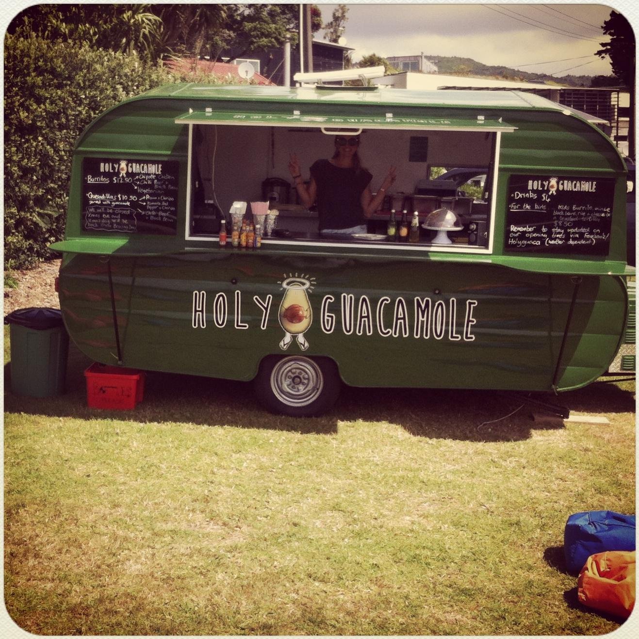 Holy Guacamole is a Mexican food caravan based mainly on the beach. We serve zingy and fresh Mexican food, the way it should be!