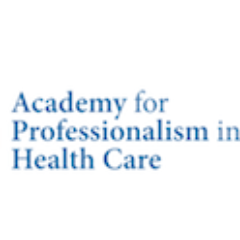 The Academy for Professionalism in Health Care. Please visit https://t.co/awGzxEcmQX for information on upcoming webinars and conferences.