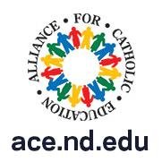 The Alliance for Catholic Education, ACE, at @NotreDame. Working to strengthen, sustain, and transform Catholic schools. #futureofCatholicschools