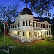 The Gruene Mansion Inn is located near New Braunfels, Texas in the historic community of Gruene.