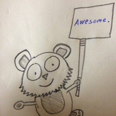 I am THE AWESOME BEAR. I was born on @2ndFloorChatt of @chattlibrary. I am currently out of operation so these tweets are for archival purposes!