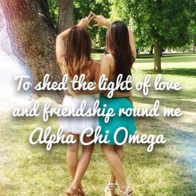 Epsilon Theta chapter of Alpha Chi Omega ✨