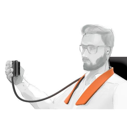 Neckset works as a third arm. It does not tier and it will hold your phone at the required distance and position.