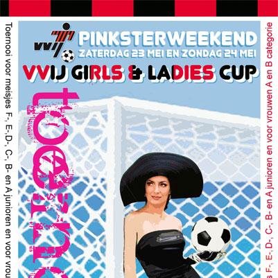 Op zondag 22 mei staat de VVIJ Girls & Ladies Cup weer op het programma. Een toernooi voor meisjes F,E,D,C,B,A en Vrouwen A- en B-categorie