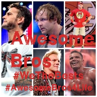We are Former Wrestling RP Team of @BITW_CM_Punk_ @TJRP01 @JerichoChrisY2J @JCJohnCena_RP @ambrose_crazy are better than the rest #AwesomeBros4Life #WeTheBests