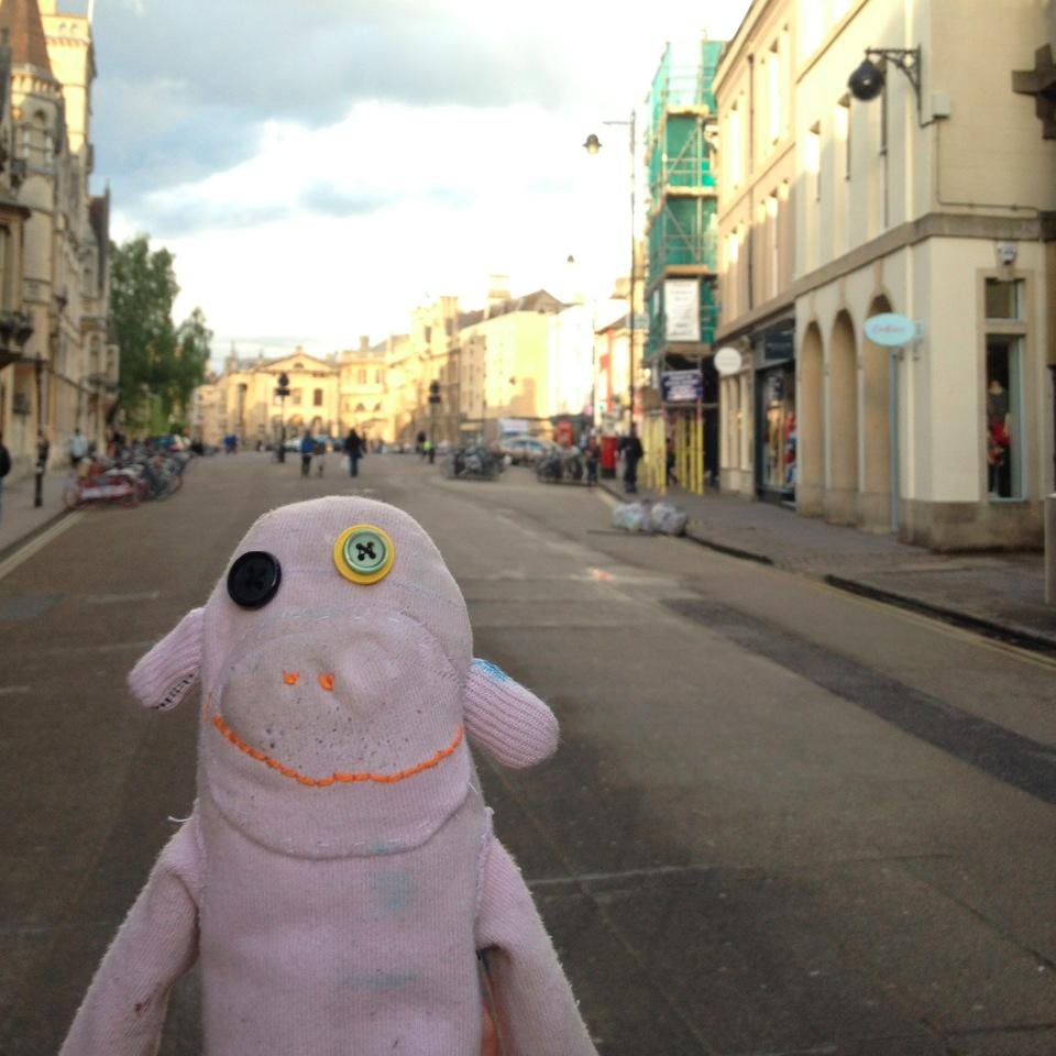 magdalen UC mascot. girls wanna be me, guys wanna be with me