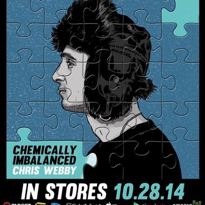 A page dedicated to the man himself @chriswebby . All things from webby, to weed, to good vibes. go preorder #chemicallyimbalanced and get RAD now ✌️