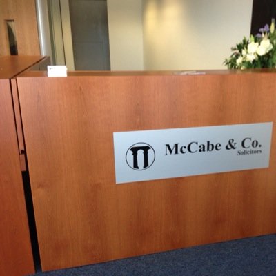 McCabeandCo_'s profile picture. Solicitors with a modern approach to providing legal sevices. Based in Rathcoole, Co. Dublin but can travel to you. Have a question? Just ask.