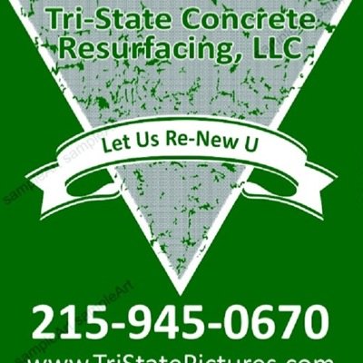 SalesTristate's profile picture. We service Phila,NJ, &Del with the most beautyfull decorative concrete overlays , epoxy, &acid stain weather 100 sq ft or 100000 we can help today